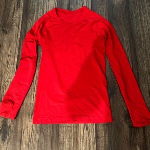 NWOT! Red swiftly long sleeve top, size 2